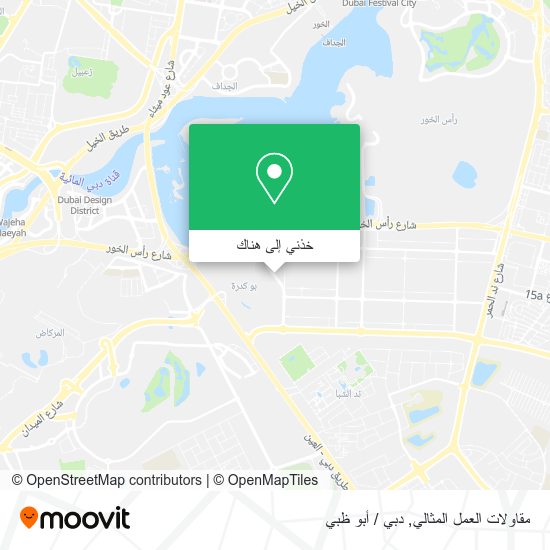 خريطة مقاولات العمل المثالي