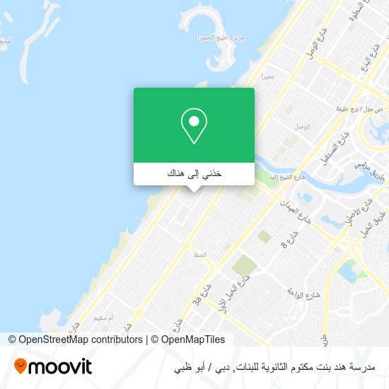 خريطة مدرسة هند بنت مكتوم الثانوية للبنات
