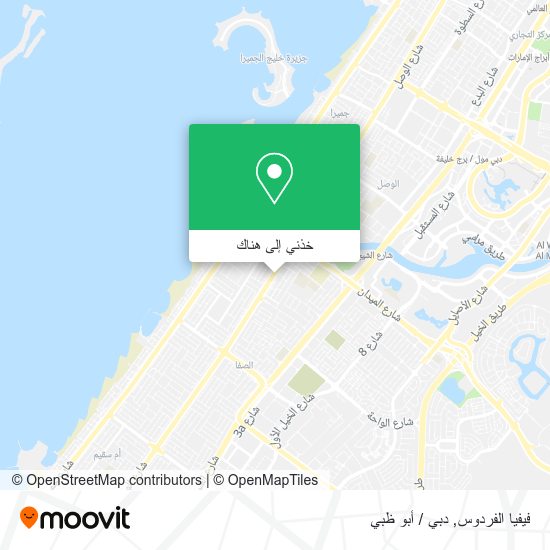 خريطة فيفيا الفردوس