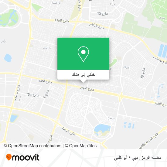 خريطة مغسلة الرمز