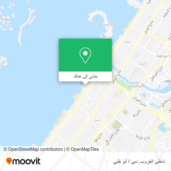 خريطة شاطئ الغروب