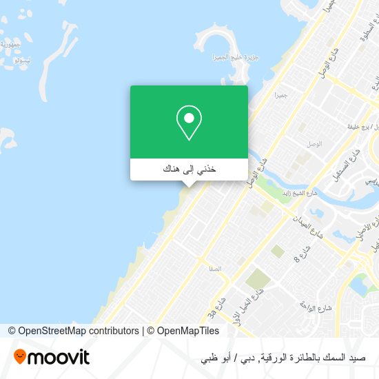 خريطة صيد السمك بالطائرة الورقية