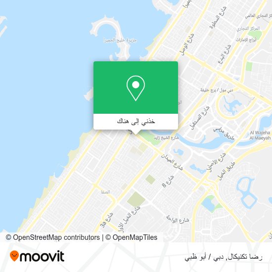 خريطة رضا تكنيكال