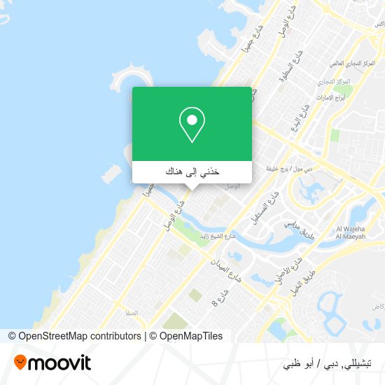 خريطة تبشيللي