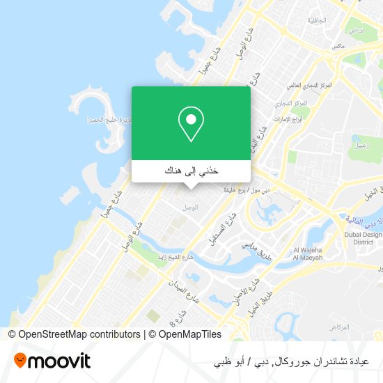 خريطة عيادة تشاندران جوروكال