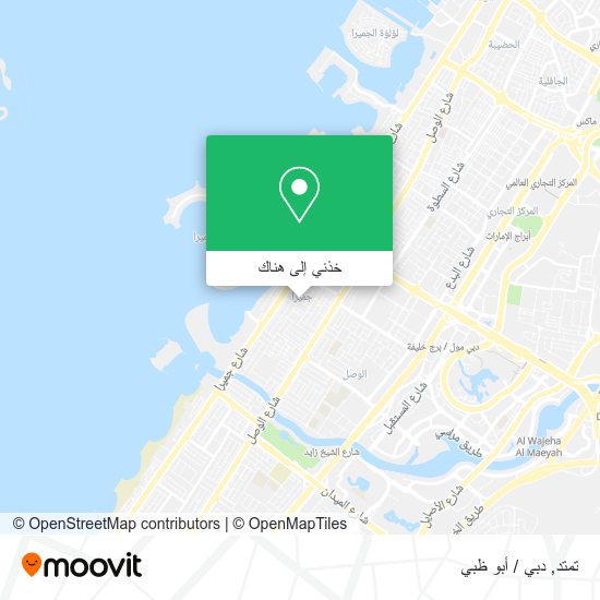خريطة تمتد