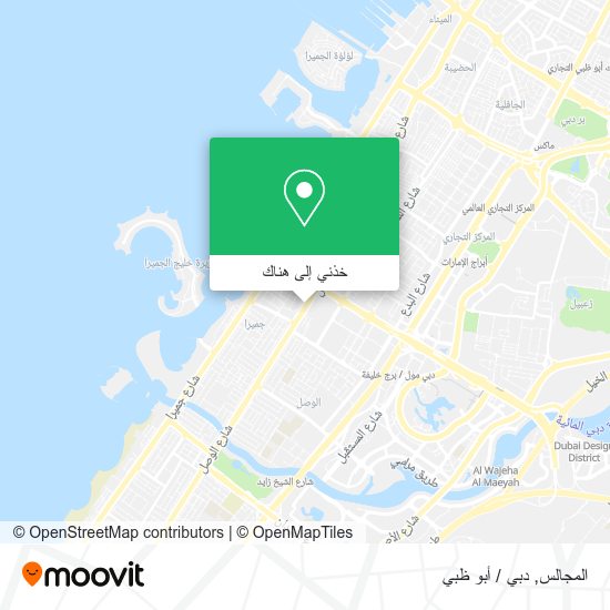 خريطة المجالس