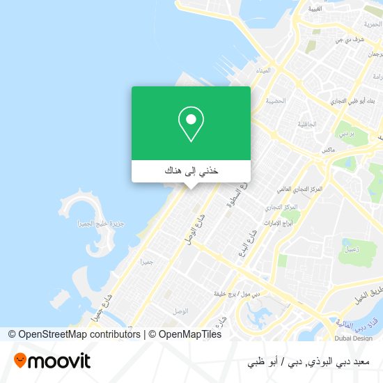 خريطة معبد دبي البوذي
