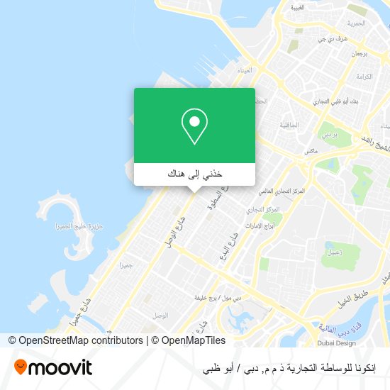خريطة إنكونا للوساطة التجارية ذ م م
