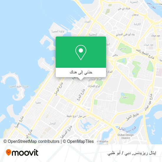 خريطة إيتال ريزيدنس