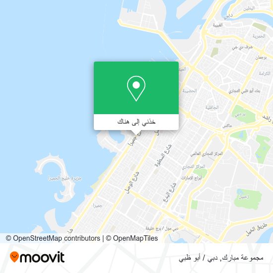 خريطة مجموعة مبارك