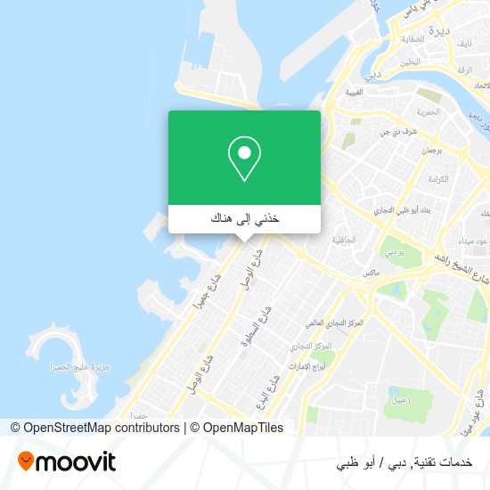 خريطة خدمات تقنية