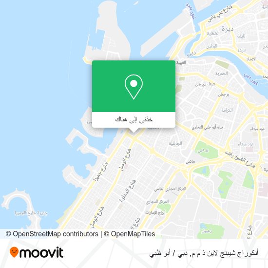 خريطة أنكوراج شيبنج لاين ذ م م