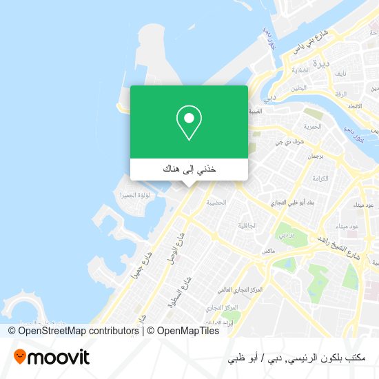 خريطة مكتب بلكون الرئيسي