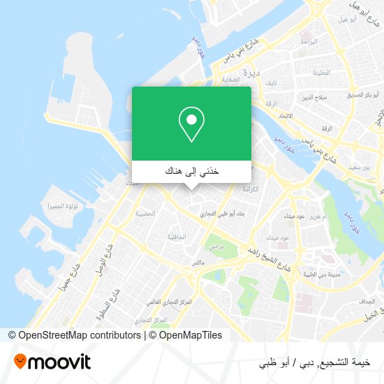 خريطة خيمة التشجيع