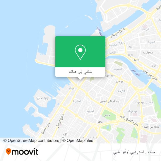 خريطة ميناء راشد