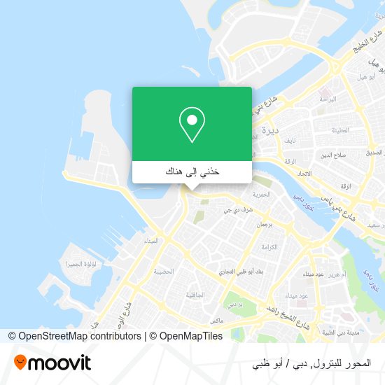 خريطة المحور للبترول