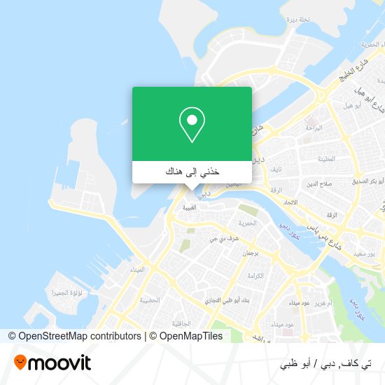 خريطة تي كاف