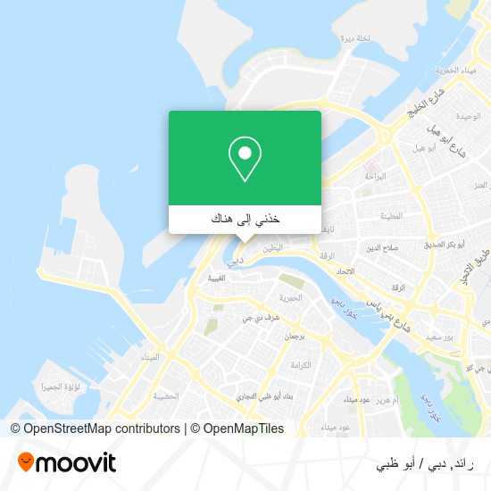خريطة رائد