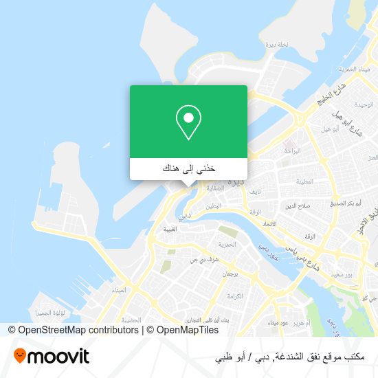 خريطة مكتب موقع نفق الشندغة