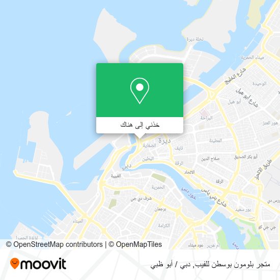 خريطة متجر بلومون بوسطن للفيب