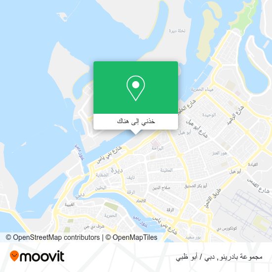 خريطة مجموعة بادرينو