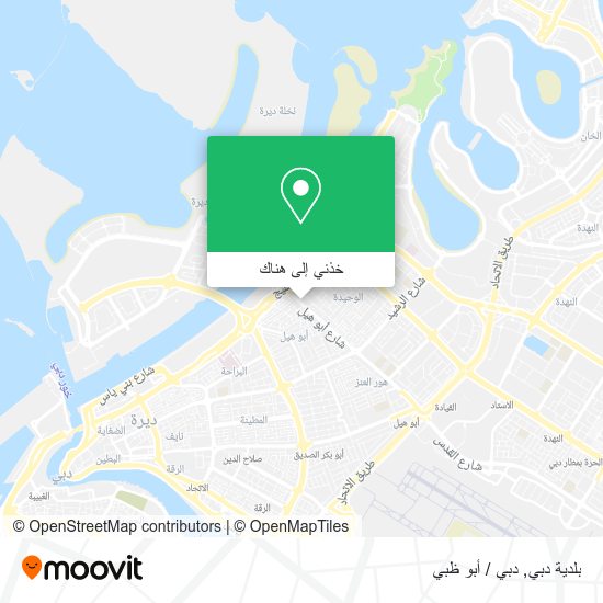 خريطة بلدية دبي