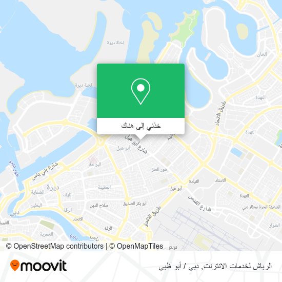 خريطة الرباش لخدمات الانترنت