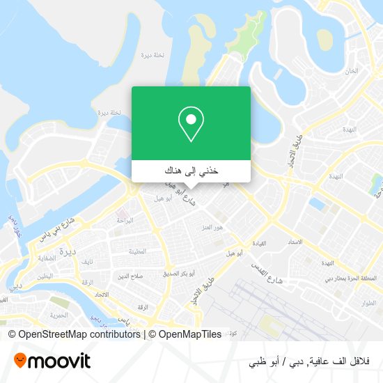 خريطة فلافل الف عافية