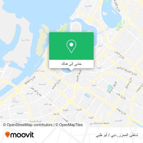 خريطة شاطئ الممزر