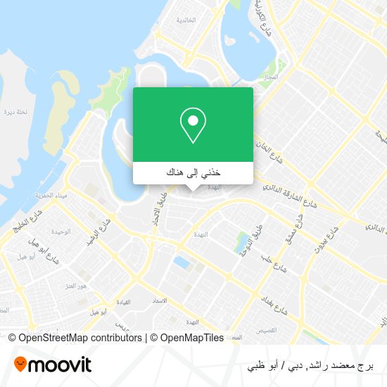 خريطة برج معضد راشد