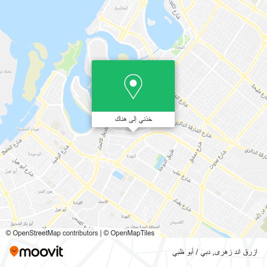 خريطة ازرق اند زهرى
