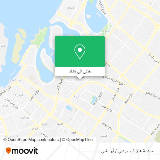 خريطة صيدلية هالا ذ م م