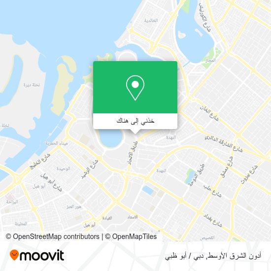 خريطة أدون الشرق الأوسط