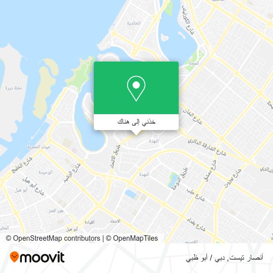 خريطة أنصار تيست