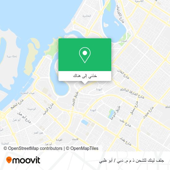 خريطة جلف لينك للشحن ذ م م