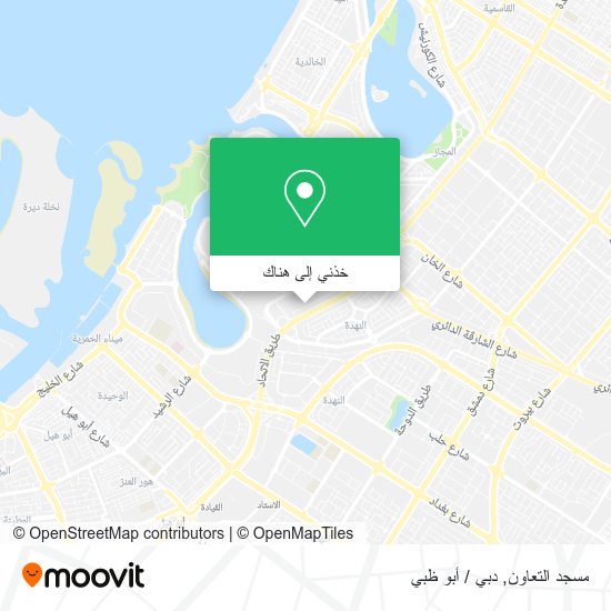 خريطة مسجد التعاون