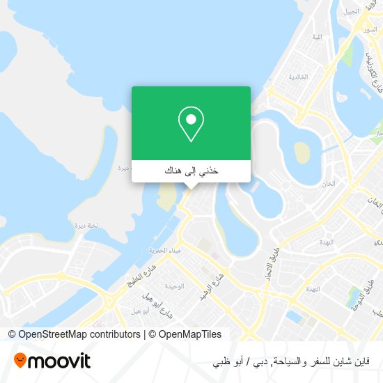 خريطة فاين شاين للسفر والسياحة