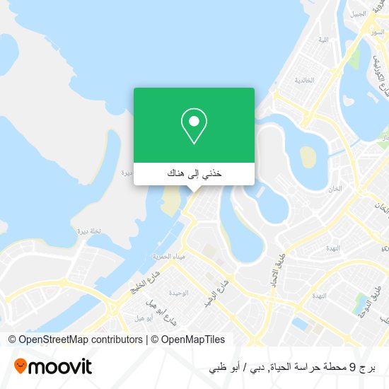 خريطة برج 9 محطة حراسة الحياة