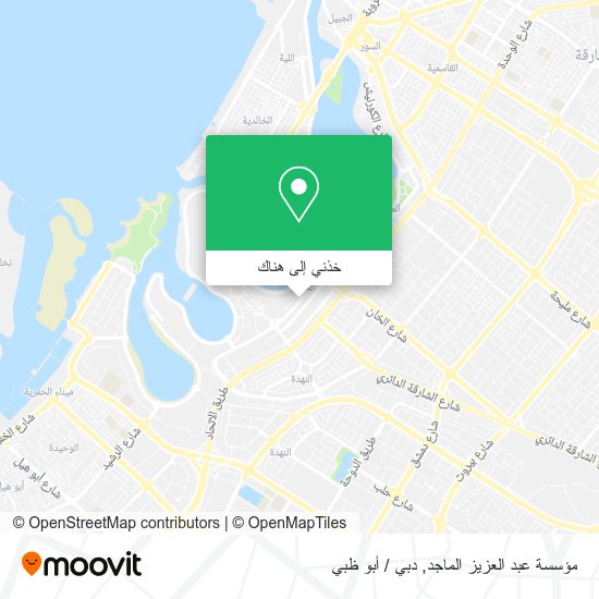 خريطة مؤسسة عبد العزيز الماجد