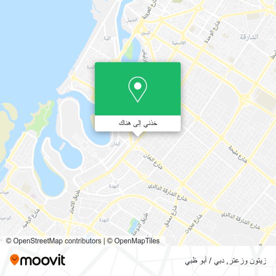 خريطة زيتون وزعتر