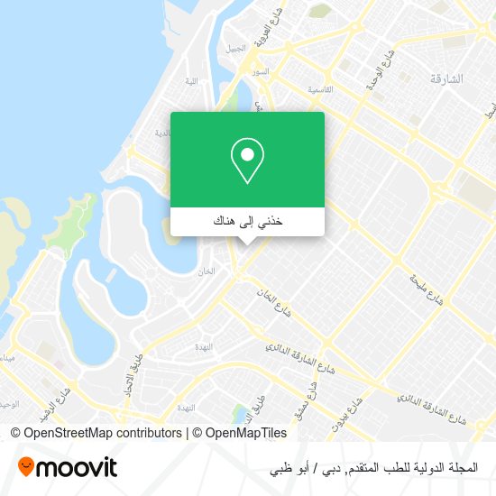 خريطة المجلة الدولية للطب المتقدم