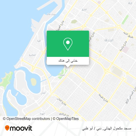 خريطة مسجد مكحول الهذلي