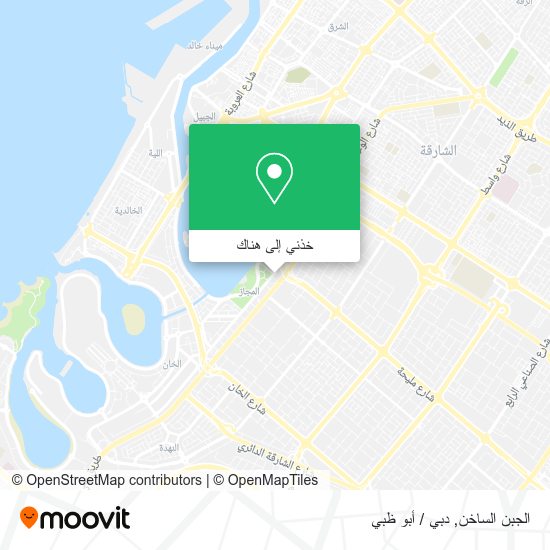 خريطة الجبن الساخن