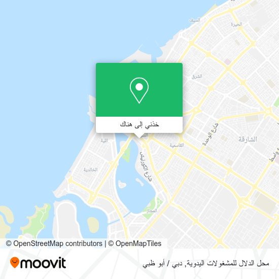 خريطة محل الدلال للمشغولات اليدوية