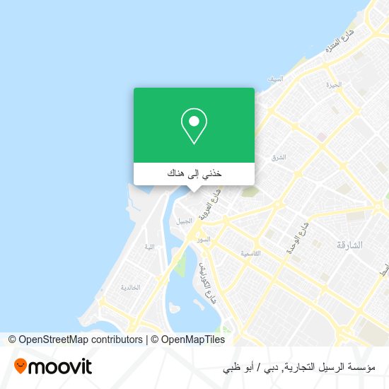 خريطة مؤسسة الرسيل التجارية