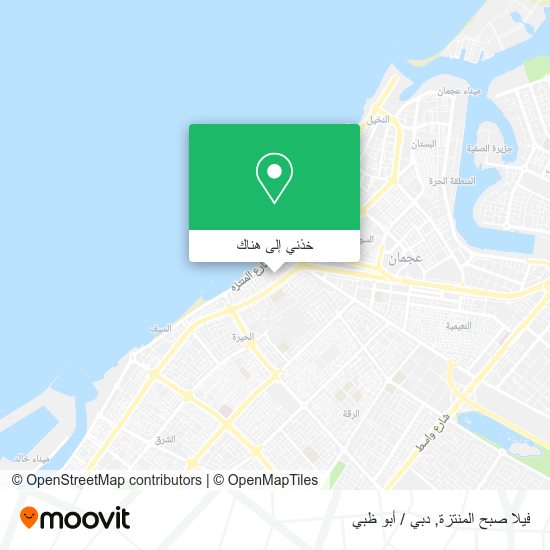 خريطة فيلا صبح المنتزة