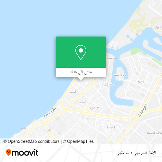 خريطة الامارات