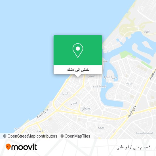 خريطة شعيب