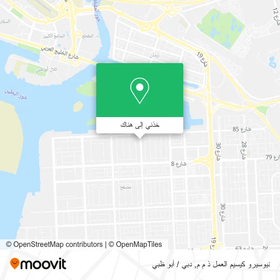 خريطة نيوسيرو كيسيم العمل ذ م م